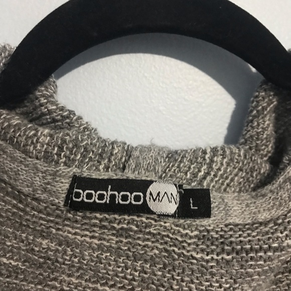 Boohoo Man Large Gray Cardigans - Picture 3 of 3